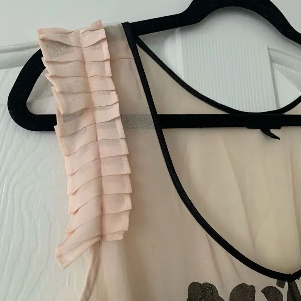 Express | Sheer Embellished Top - Picture 5 of 10